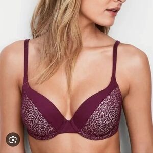Victoria's Secret Deep Purple Lace Bra